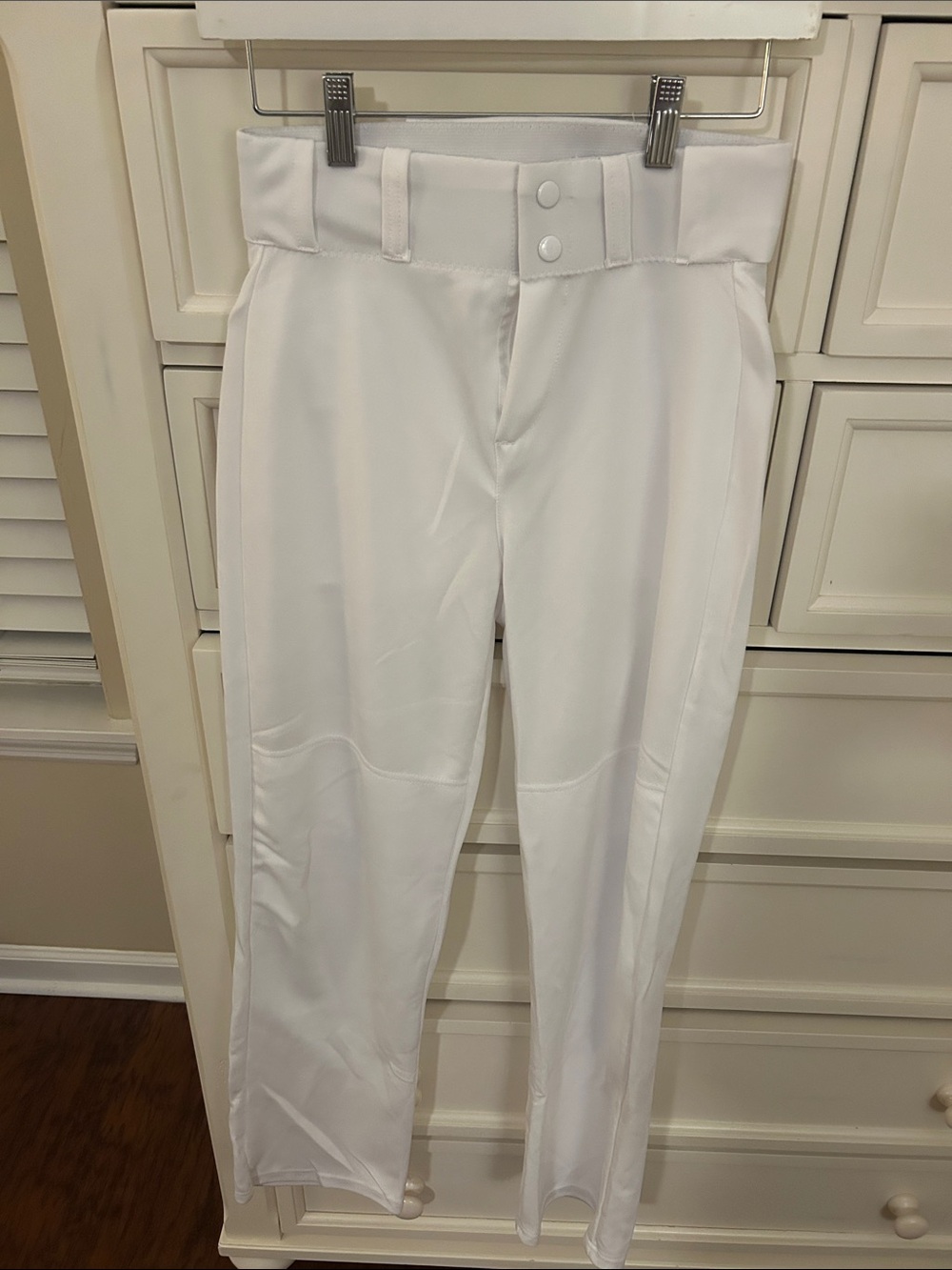 White all star baseball pants